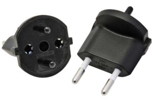 Max Hauri Fixadapter T11 CH-D, 2-polig, schwarz