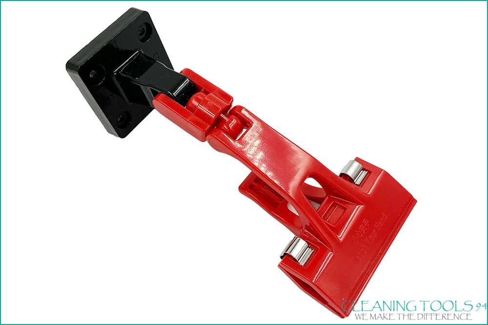 Cleaning Tools 94 360° drehbare Halteklammer, rot-schwarz – Bild 2