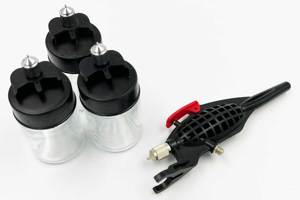 Cleaning Tools 94 Airbrush-Pistole inkl. 3 Farbbehälter