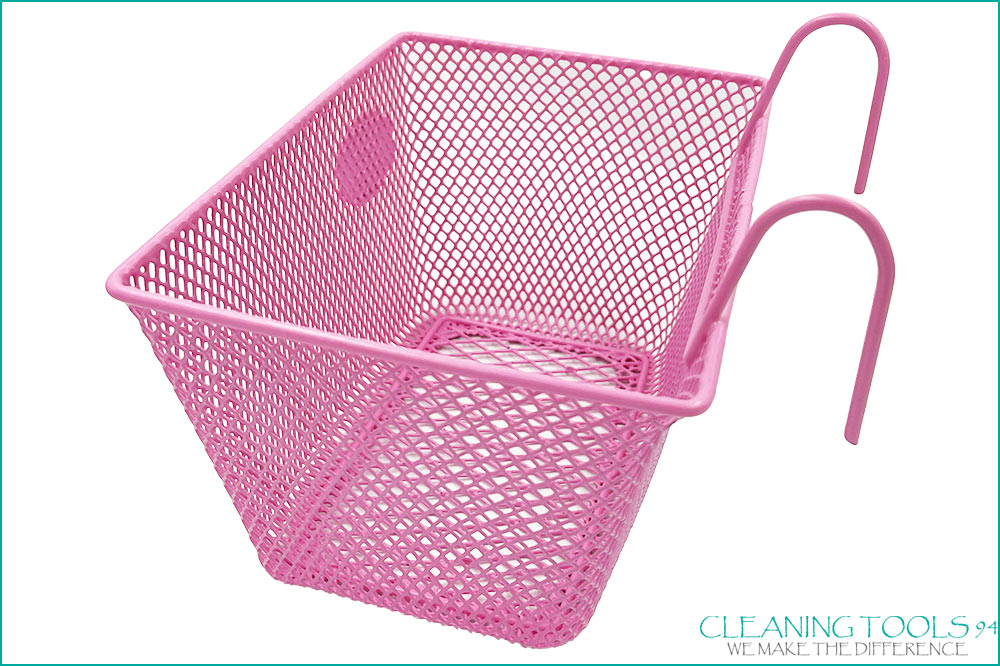 Cleaning Tools 94 Aufbewahrungskorb mit Haken, B242 x T173 x H130 mm, rosa – Bild 2