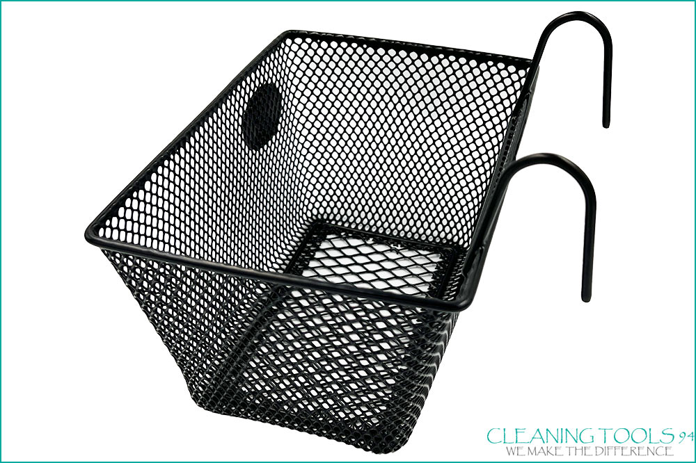 Cleaning Tools 94 Aufbewahrungskorb mit Haken, B242 x T173 x H130 mm, schwarz – Bild 2