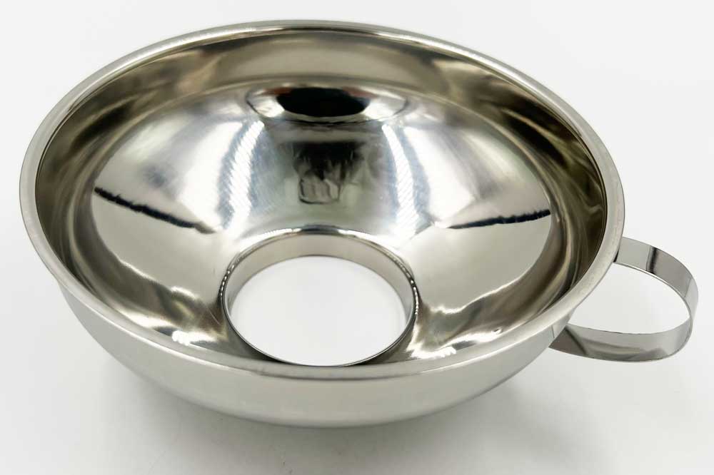 Cleaning Tools 94 Edelstahl-Trichter mit grossem Ablass, 15 cm