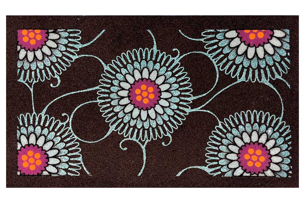 RM24 Vollgummi-Fussmatte – Bodenmatte, 40 x 70 cm, Muster03