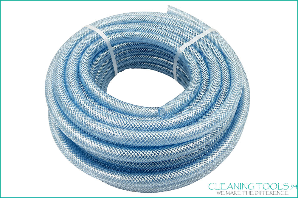 Cleaning Tools 94 Gewebeschlauch blau-transparent, 1/2 Zoll, 25 Meter