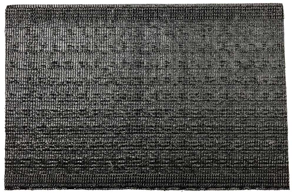 RM24 Vollgummi-Fussmatte – Bodenmatte, 40 x 60 cm - Cobra, Grey Black