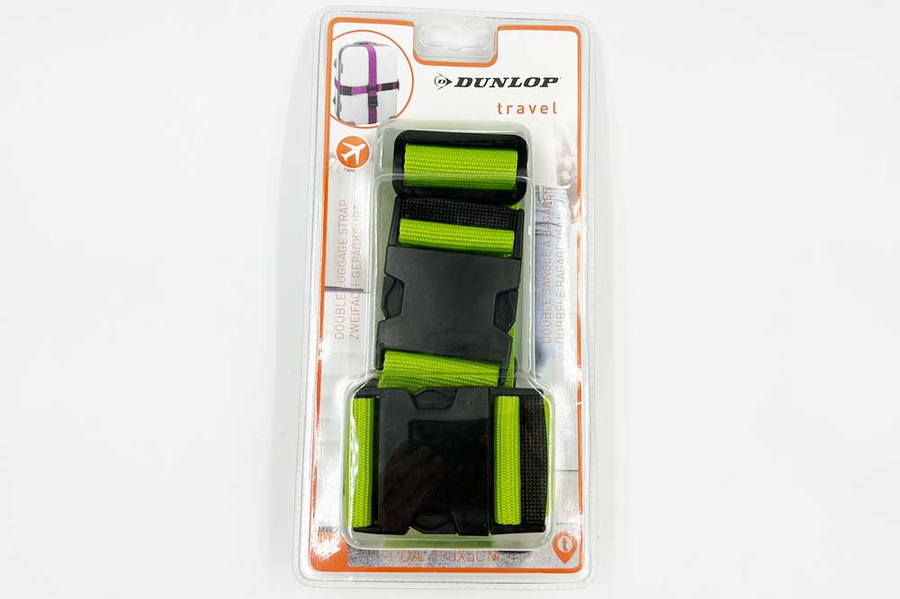 DUNLOP 2-fach-Gepäckgurt, grün – Bild 2