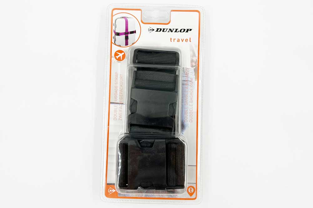 DUNLOP 2-fach-Gepäckgurt, schwarz – Bild 2