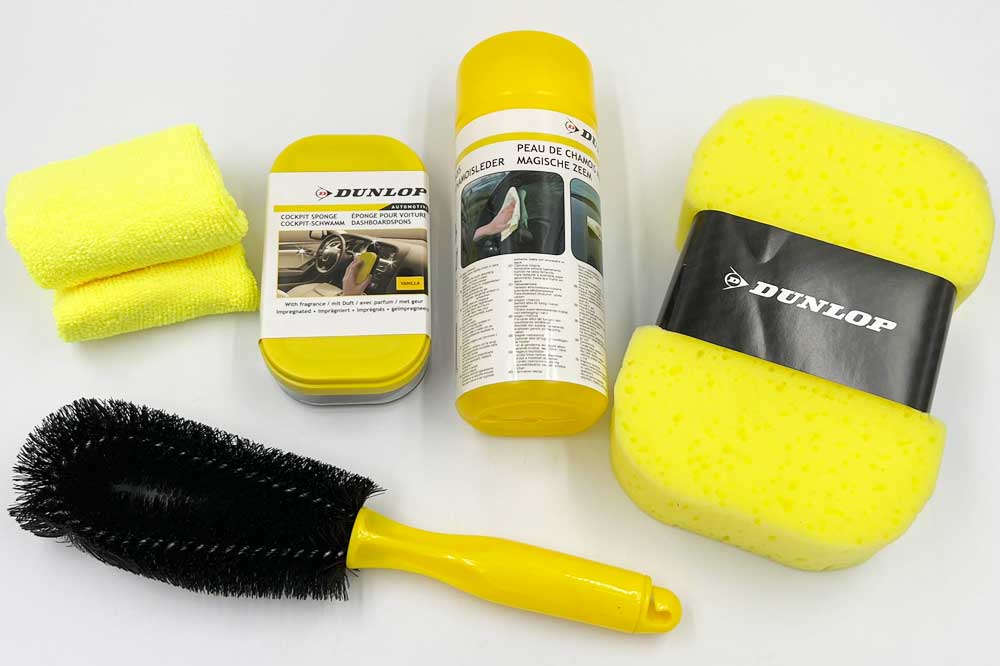 DUNLOP Autoreinigungs-Set, 5-teilig