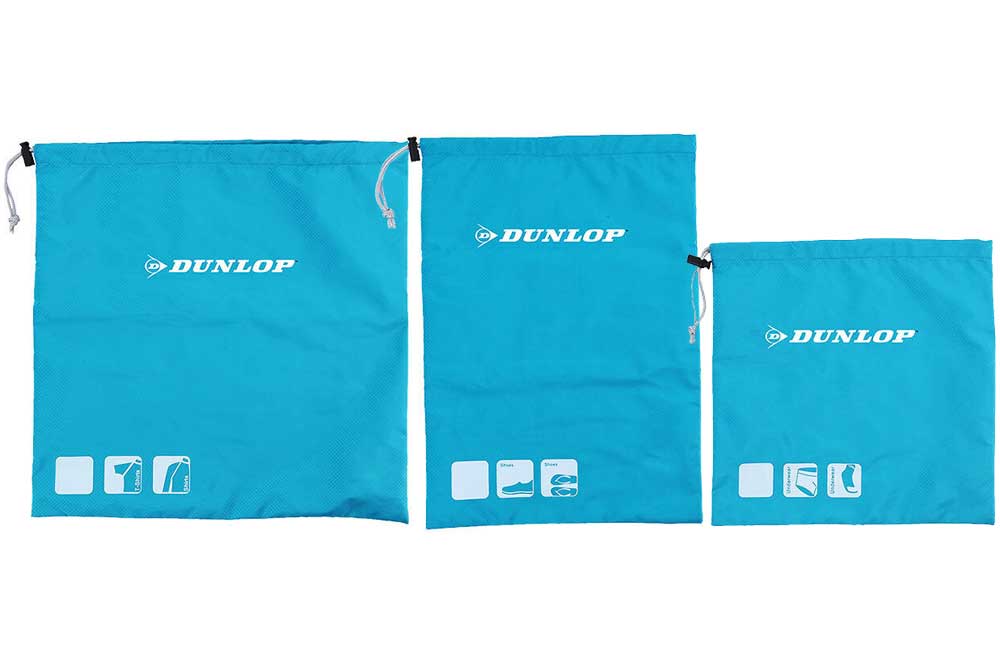 DUNLOP travel Reiseetui-Set, 3-teilig, blau