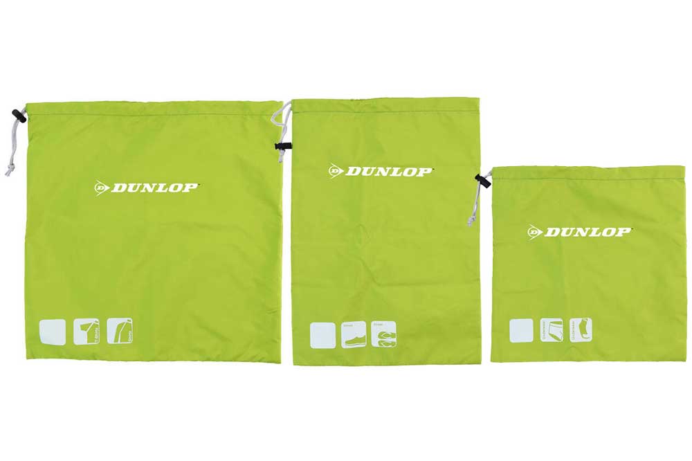 DUNLOP travel Reiseetui-Set, 3-teilig, grün