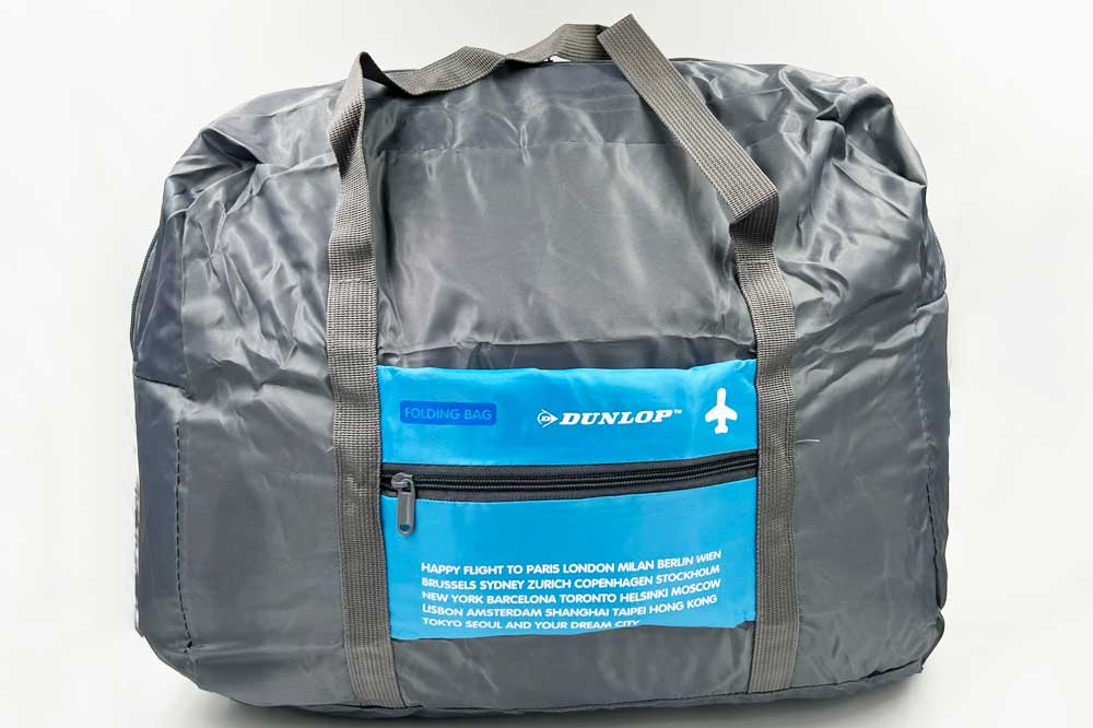 DUNLOP Reisetasche faltbar, 48 x 38 x 20 cm, blau