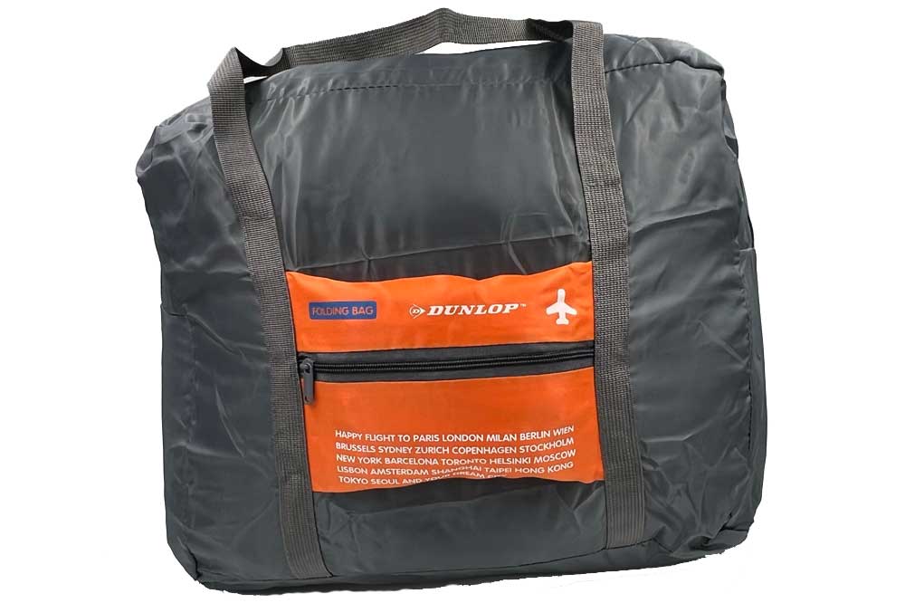 DUNLOP Reisetasche faltbar, 48 x 38 x 20 cm, orange