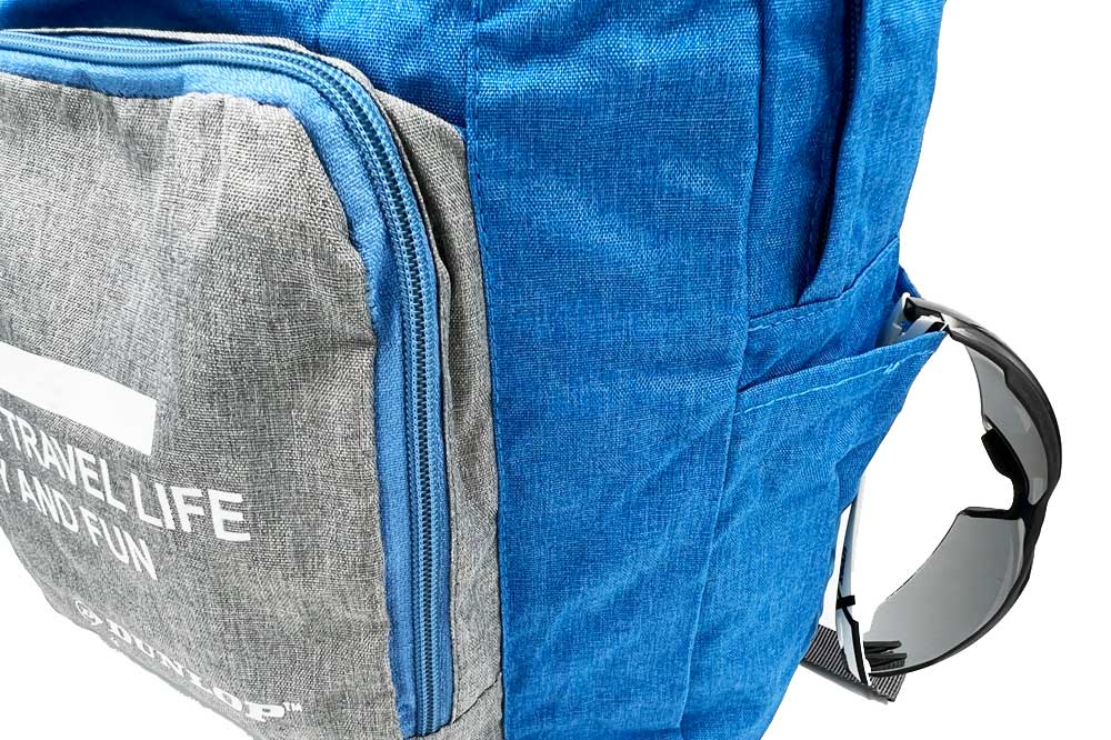 DUNLOP Rucksack faltbar, 46 x 32 x 12 cm, blau – Bild 4