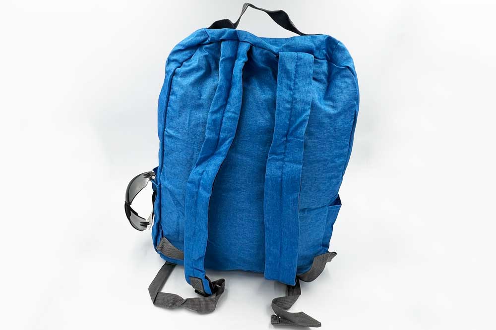 DUNLOP Rucksack faltbar, 46 x 32 x 12 cm, blau – Bild 2