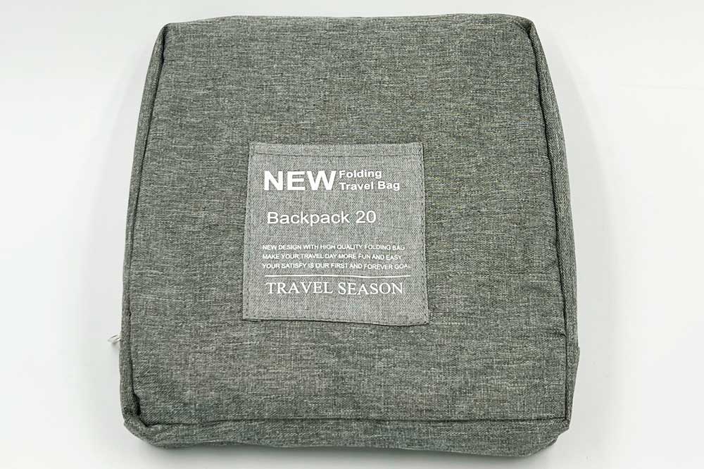 DUNLOP Rucksack faltbar, 46 x 32 x 12 cm, grau – Bild 3