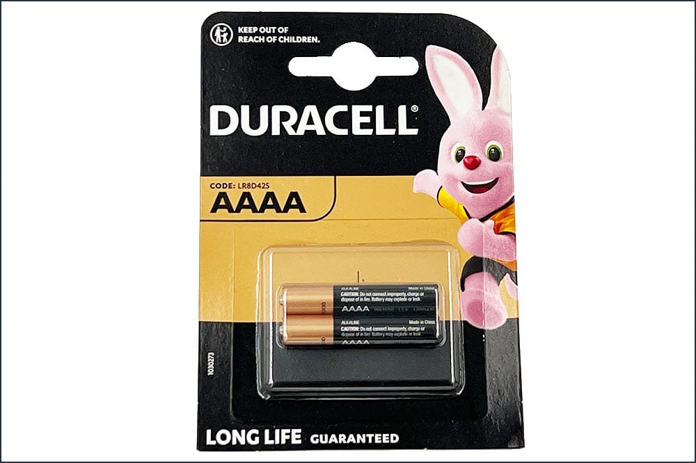 DURACELL AAAA Alkali-Batterie 1.5 V, 2 Stück