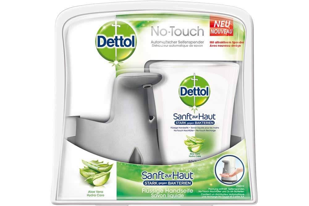 Dettol No-Touch automatischer Seifenspender, Aloe Vera, 250 ml