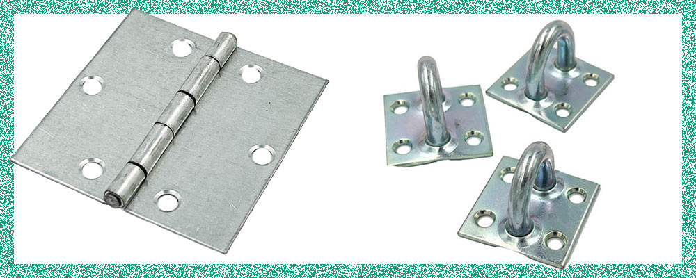 Eisenwaren Platten + Scharniere