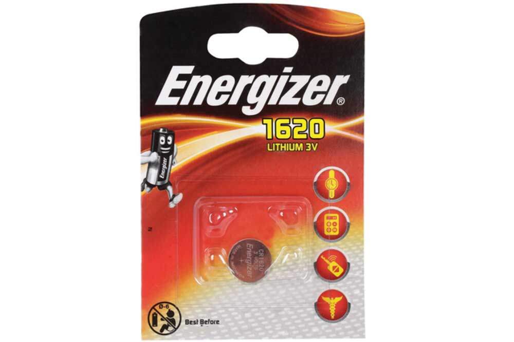 Energizer Knopfzelle CR1620 Lihtium 3V, 1 Stück