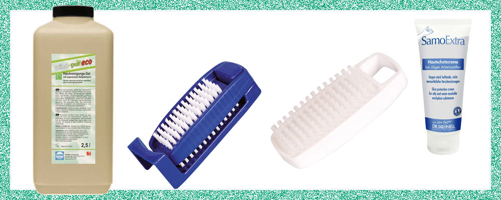 Handschutz + Handreinigung