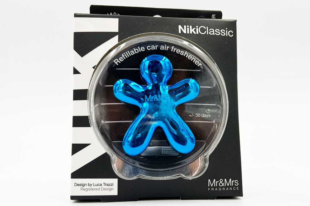 Mr&Mrs NikiClassic Autoduft wiederauffüllbar, Equilibrium, blau Glanz