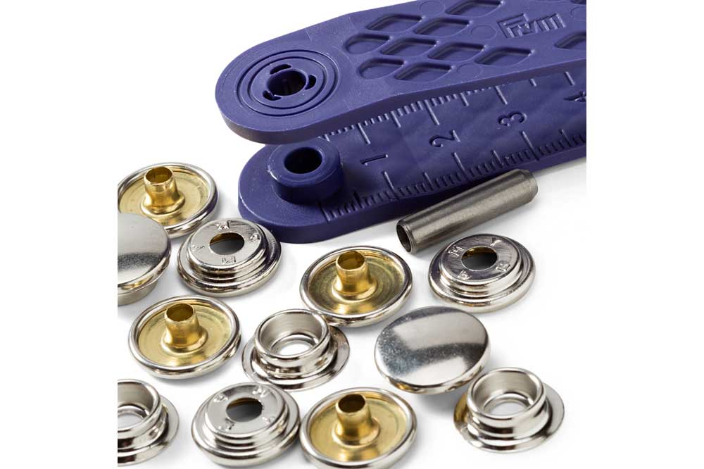 PRYM Yacht & Caravan Druckknopf anschraubbar, Ø 15 mm, 10 Stück