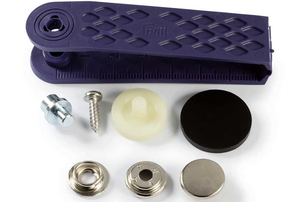 PRYM Yacht & Caravan Druckknopf anschraubbar, Ø 15 mm, 10 Stück