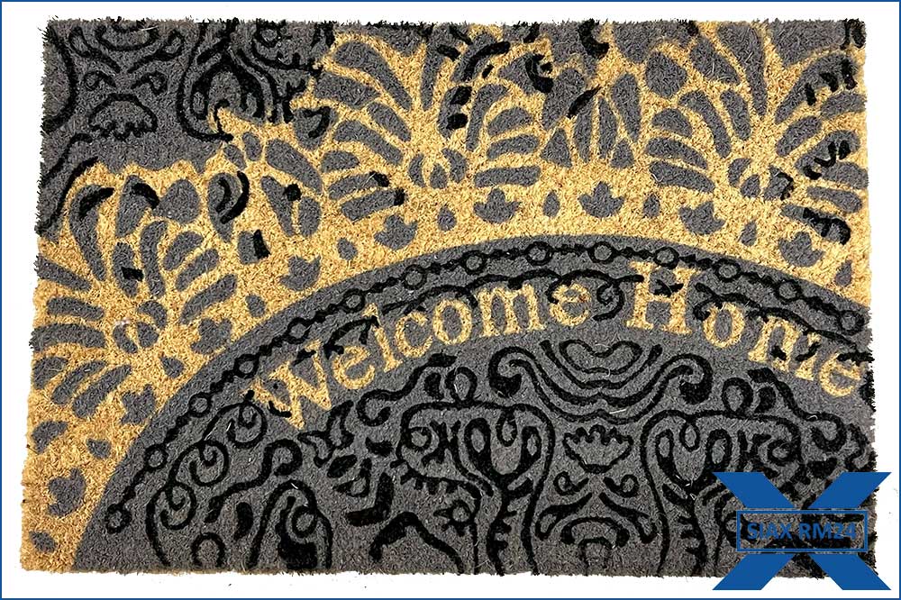 RM24 Kokos-Fussmatte – Bodenmatte, 40 x 60 cm - Welcome Home