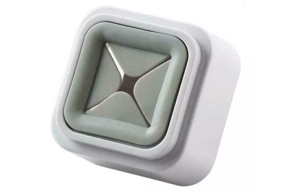 Cleaning Tools 94 Handtuchhalter, 52 x 52 mm, weiss-grau