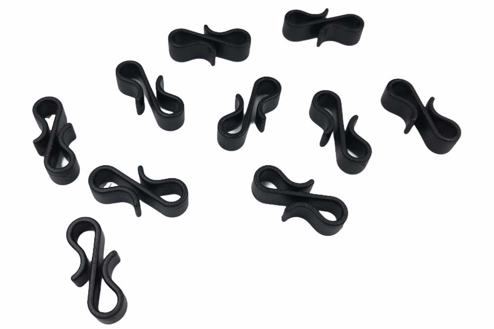 Cleaning Tools 94 S-Haken 27 x 13 mm, schwarz - 10 Stück