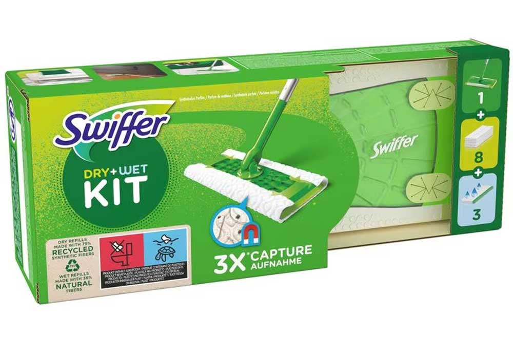 Swiffer Flachwischer Dry + Wet Kit