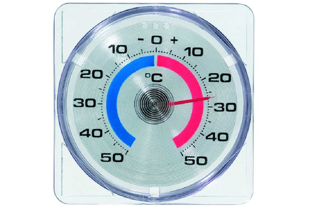 Cleaning Tools 94 Fenster-Thermometer, eckig, 73 mm