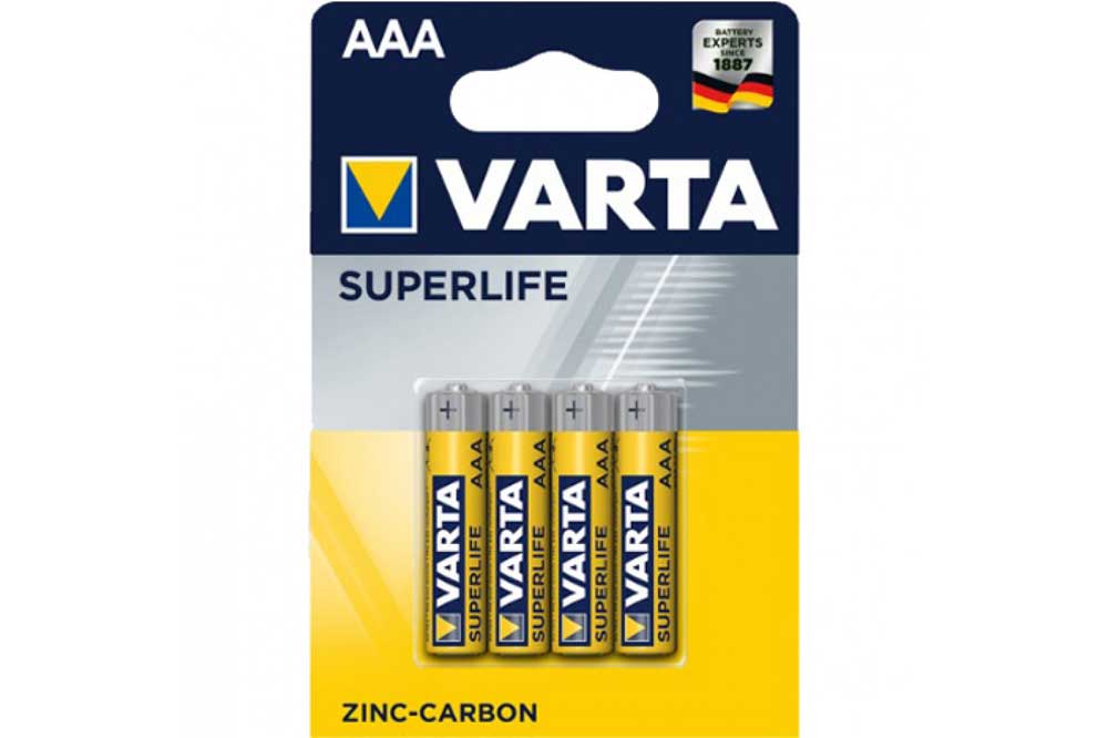 VARTA Superlife Batterien, Micro AAA, 4 Stück