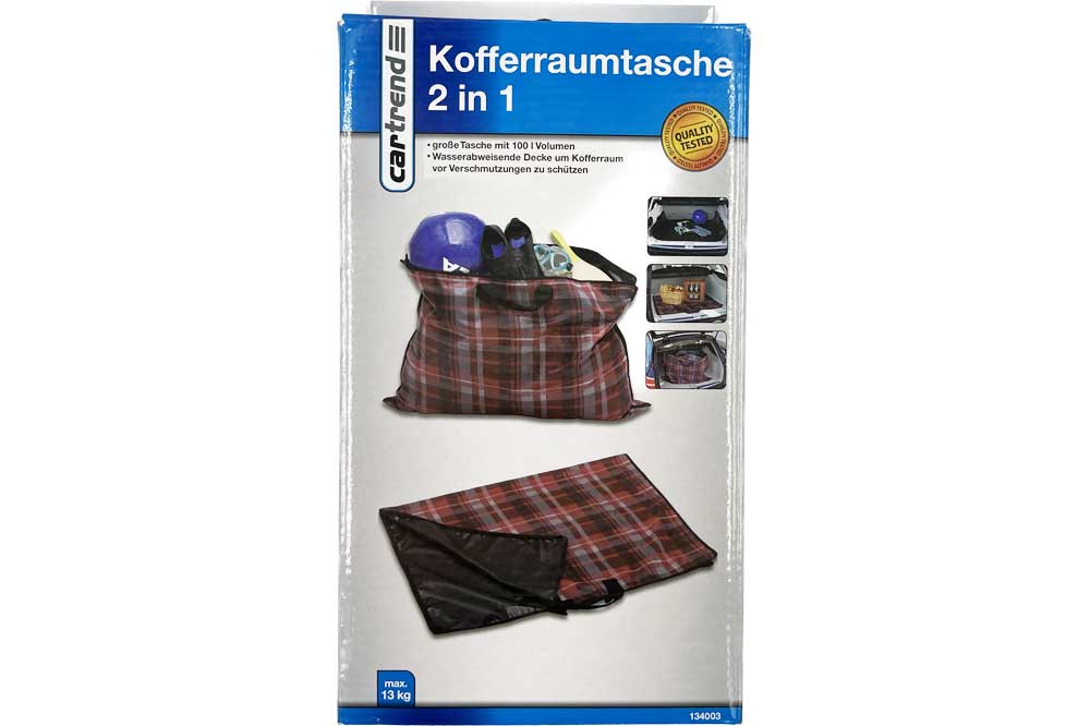 cartrend Kofferraumtasche 2 in 1
