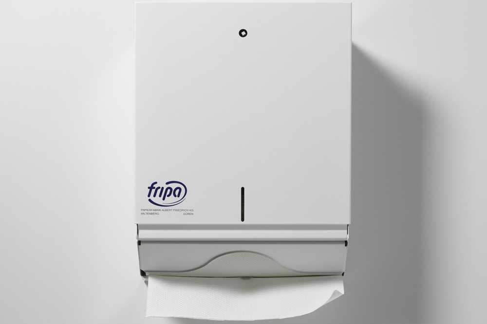 fripa 234 0002 Falthandtuch-Spender Metall kompatibel für C & V Falz