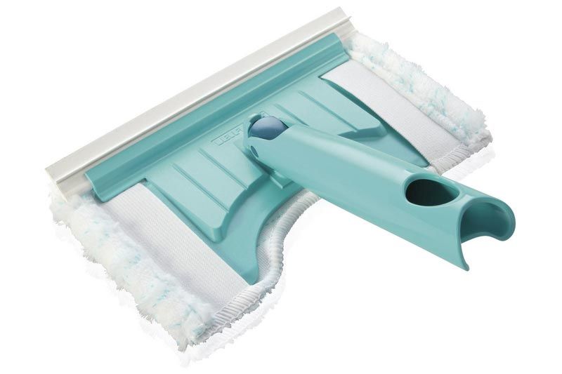 Leifheit 41701 Fliesen- und Wannenwischer Flexi Pad, 18 cm - Click-System