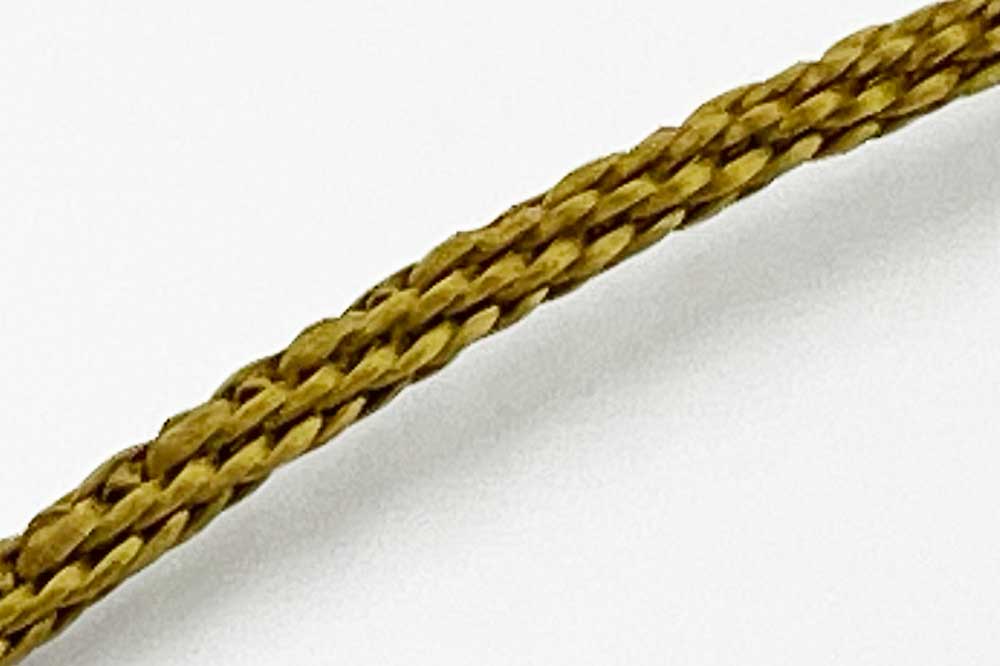 mamutec Architekturseil mit Drahteinlage, 3 mm, gold, ca. 90 Meter