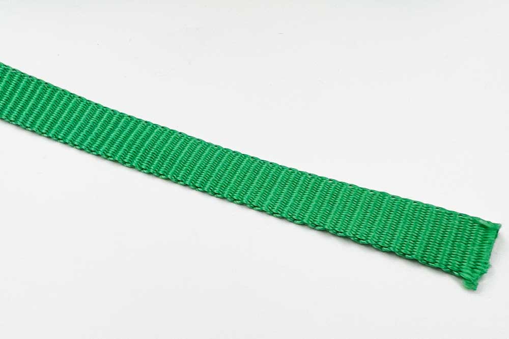 mamutec Gurtband 12 mm, grün - Meterware