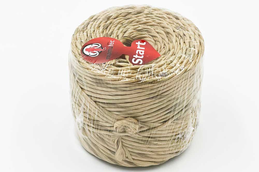 mamutec PP-Schnur 4 mm, beige, X-Spule, 500 g