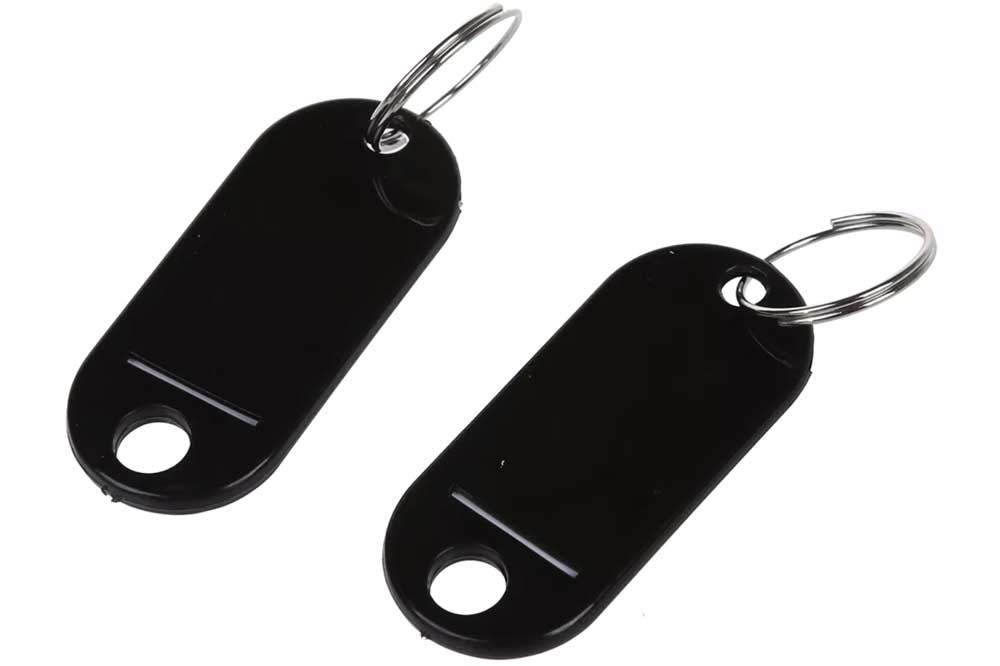 Cleaning Tools 94 Schlüsseletiketten, schwarz - 10 Stück – Bild 2