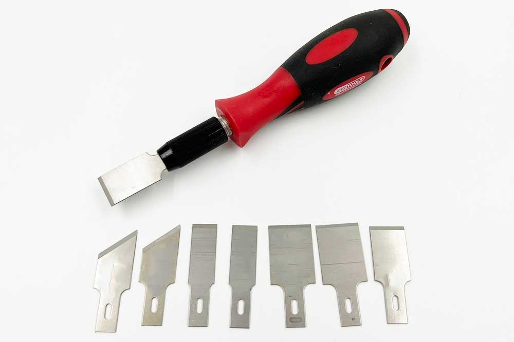 KS Tools Falzschaber-Satz, 8-teilig