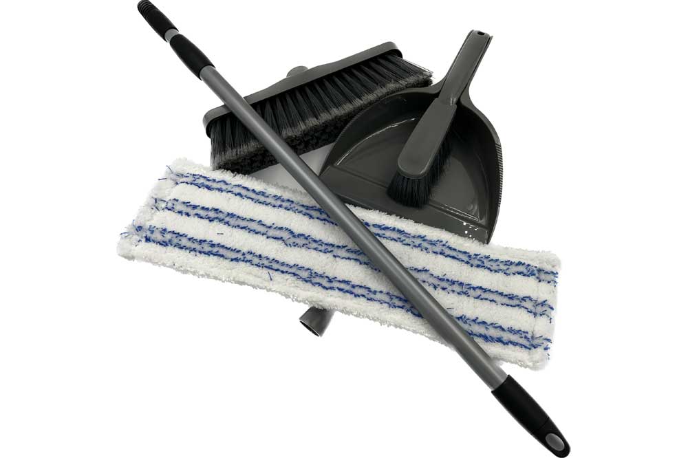 Cleaning Tools 94 Bodenreinigungs-Set 6-teilig, grau