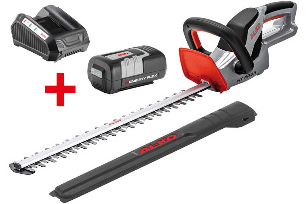 AL-KO 113823 Comfort Akku-Heckenschere HAT 4055 inkl. Akku 36 V 4.0 Ah und Ladegerät