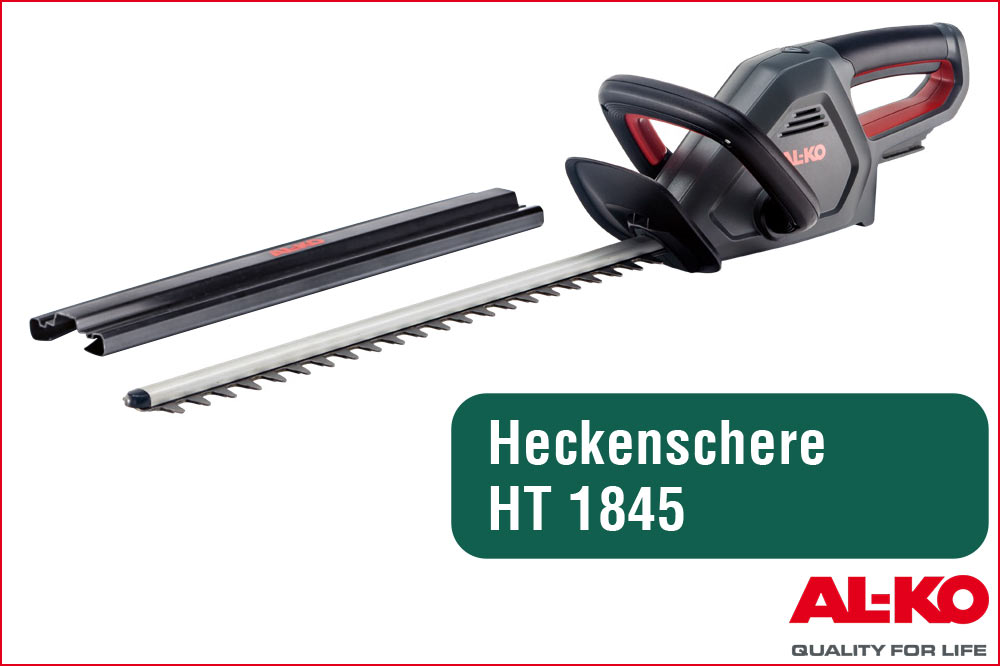 AL-KO 113920 Akku-Heckenschere HT 1845, ohne Akku und Ladegerät, 18 V