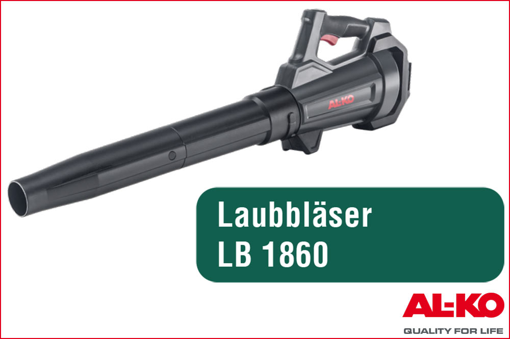 AL-KO 113922 Akku-Laubbläser LB 1860, ohne Akku und Ladegerät, 18 V