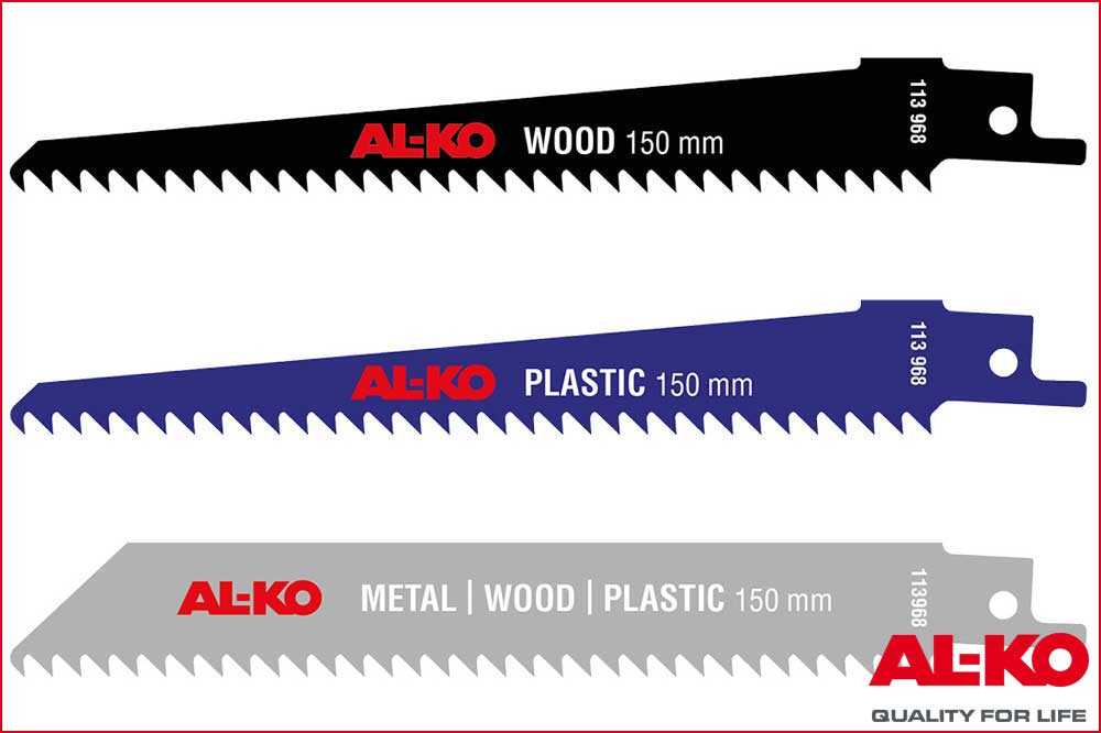 AL-KO 113968 Ersatzsägeblätter zur Akku-Handsäge PS 1815, 3er-Set