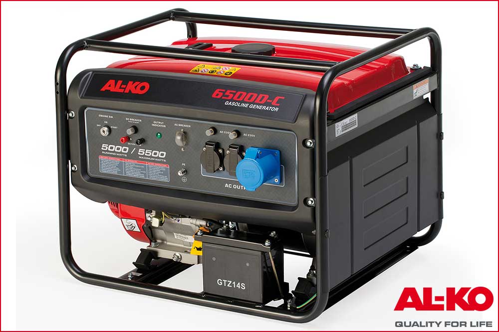 AL-KO 13093260 Benzin-Stromerzeuger 6500 D-C