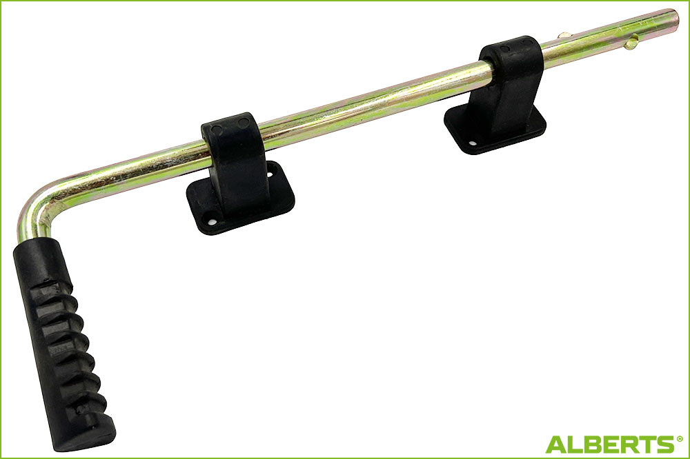 ALBERTS 207021 Bodenschieber mit versenkten Schraublöchern, 400 x 16 mm