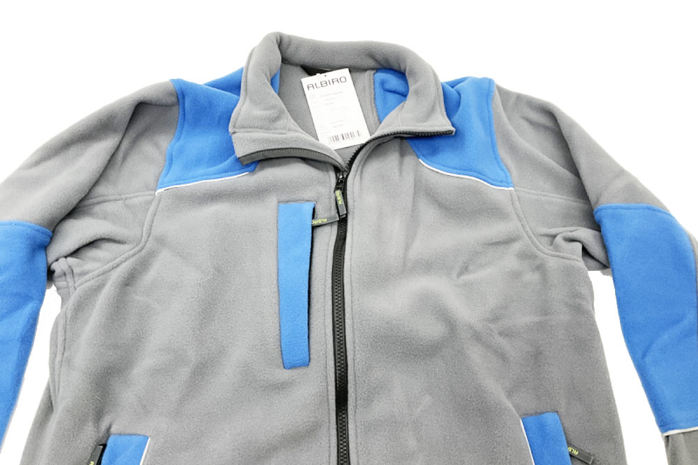 ALBIRO Fleecejacke Express, grau-blau