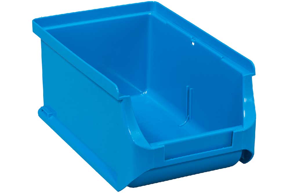 allit Stapelbox - Lagerbox Profi Plus Box 2, 102 x 160 x 75 mm, blau